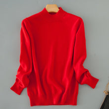 Load image into Gallery viewer, Qualtiy Cashmere Sweater Women Turtleneck Women's Plus Size Knitted Pullovers Winter Warm Sweaters Female D498