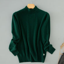 Load image into Gallery viewer, Qualtiy Cashmere Sweater Women Turtleneck Women's Plus Size Knitted Pullovers Winter Warm Sweaters Female D498