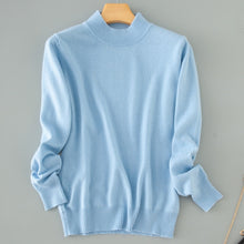 Load image into Gallery viewer, Qualtiy Cashmere Sweater Women Turtleneck Women's Plus Size Knitted Pullovers Winter Warm Sweaters Female D498