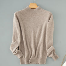 Load image into Gallery viewer, Qualtiy Cashmere Sweater Women Turtleneck Women's Plus Size Knitted Pullovers Winter Warm Sweaters Female D498