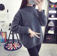 Load image into Gallery viewer, Sweater Female 2019 Autumn Winter Cashmere Knitted Women Sweater And Pullover Female Tricot Jersey Jumper Pull Femme