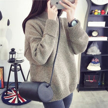 Load image into Gallery viewer, Sweater Female 2019 Autumn Winter Cashmere Knitted Women Sweater And Pullover Female Tricot Jersey Jumper Pull Femme