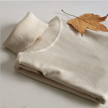 Load image into Gallery viewer, Women Knitted Sweaters 2019 Autumn Winter Turtleneck Pullovers Stretch Tops Black Red White Femme Pull Ladies Clothing Stretch