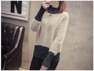 YAGENZ Autumn Fashion Women sweater high elastic Solid Turtleneck sweater women slim sexy tight Bottoming Knitted Pullovers 133