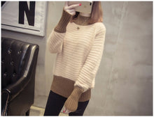 Load image into Gallery viewer, YAGENZ Autumn Fashion Women sweater high elastic Solid Turtleneck sweater women slim sexy tight Bottoming Knitted Pullovers 133
