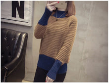 Load image into Gallery viewer, YAGENZ Autumn Fashion Women sweater high elastic Solid Turtleneck sweater women slim sexy tight Bottoming Knitted Pullovers 133
