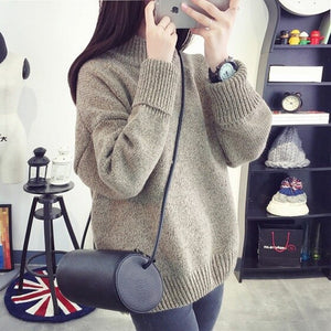 Sweater Female 2019 Autumn Winter Cashmere Knitted Women Sweater And Pullover Female Tricot Jersey Jumper Pull Femme